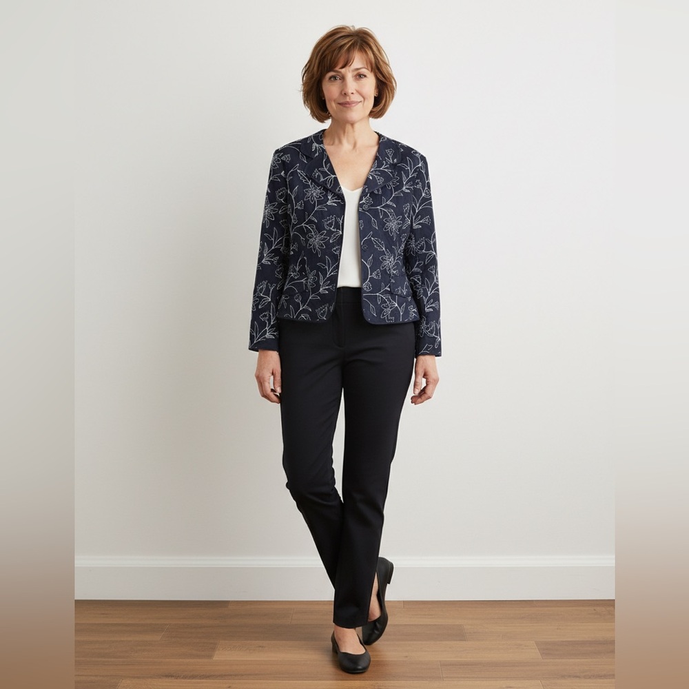Norton Mcdnaughton Cotton Blazer.       Size: 12